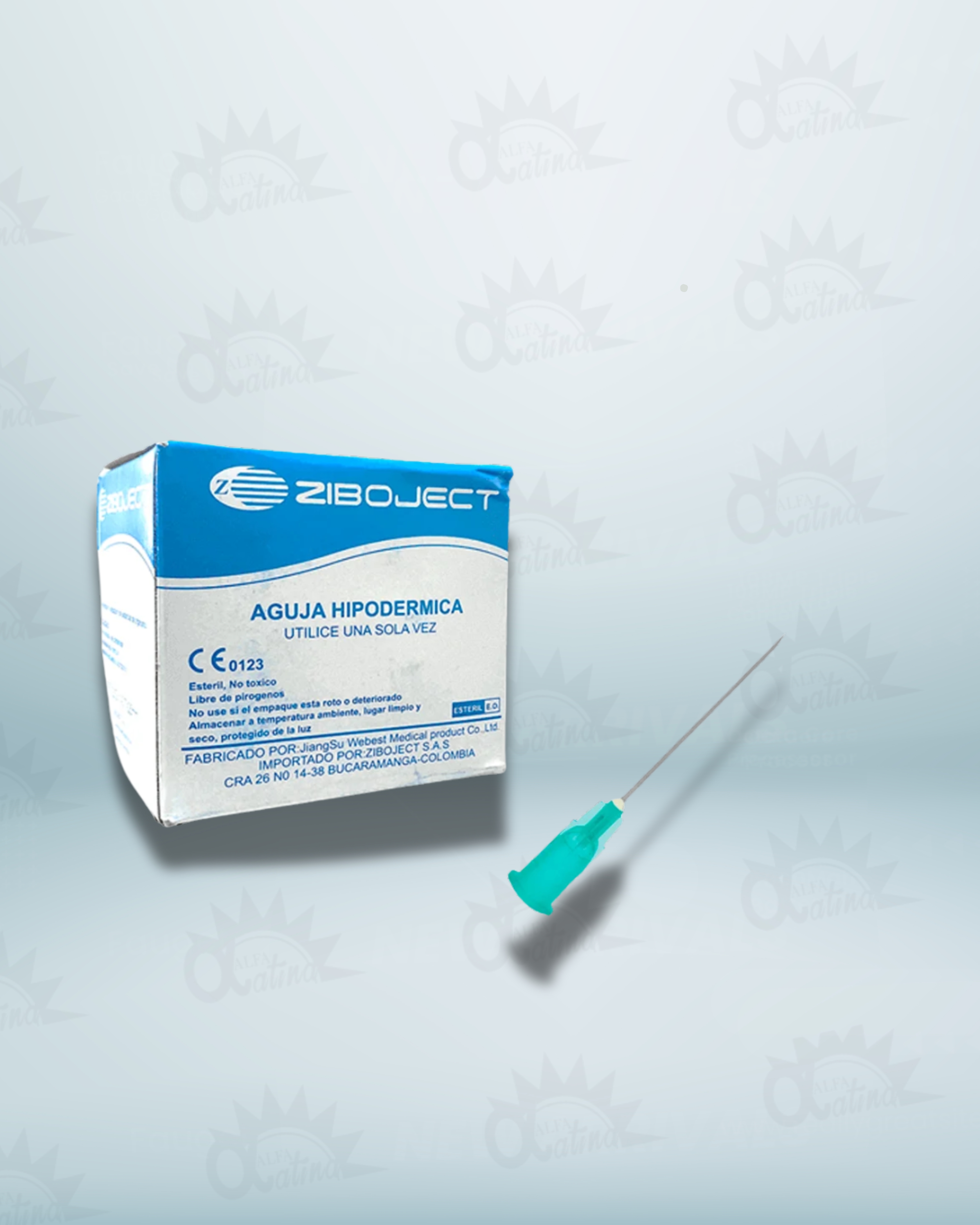 AGUJA HIPODERMICA 21G X 1 1/2. CAJA X 100 UND